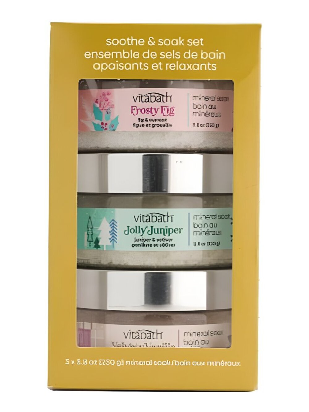 3pc Vitabath Soothe and Soak Gift Set 3 x 8.8oz